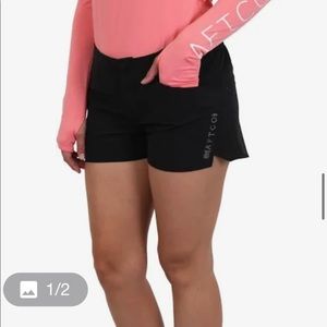 AFTCO Women's Black Athletic Shorts